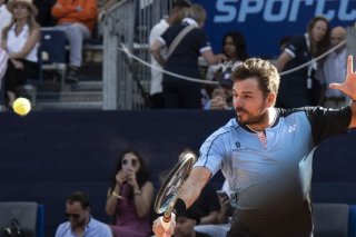 Stan Wawrinka a fêté deux succès le même jour à Cancun (archives). KEYSTONE/EPA/PETER SCHNEIDER